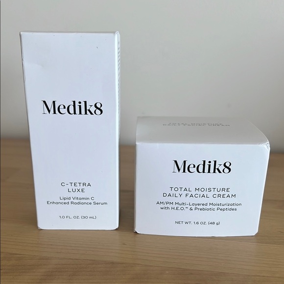 C-Tetra Luxe Serum and Total Moisture Cream Set - White - Picture 2 of 7